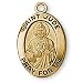 12K Gold Filled Saint Jude Medal and 18-inch Chain