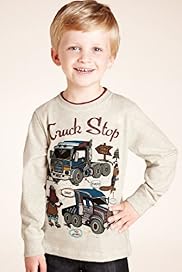 Pure Cotton Long Sleeve Truck Stop T Shirt