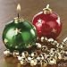 12 Metallic Ornament Candles