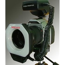 Bower SFDRF Digital MACRO Ring Light Flash for Nikon, Canon, Pentax & Olympus Digital and... by Bower