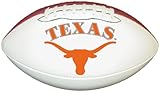 Texas Longhorns Official Size Synthetic Leather Autograph Football