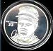 1995 Highland Mint "LIMITED EDITION" Baseball Collectible Coin Silver: Ryan Sandberg - Chicago Cubs - Hall of Fame