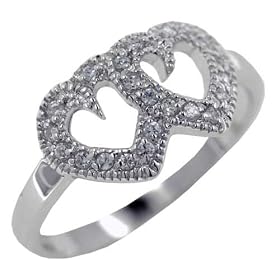 Size 8 Cz Heats Entire Sterling Silver Jewelry Ring Fashion