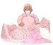 18" GIGI CAUCASION BLUE EYES ONLY Baby Doll with Soft Carrier and Accessories