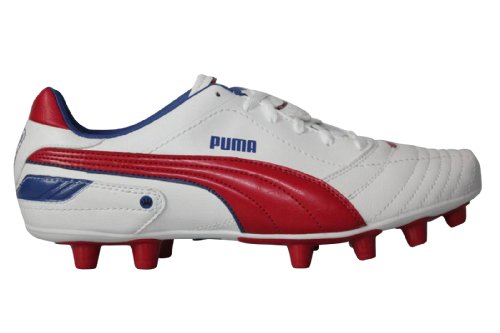 Chaussures de football Esito Finale Euro 2012 FG Blanc/Limoges/Rouge ruban - 6 