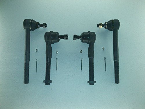 PartsW - 4 Pc Steering Kit for Ford Expedition 97-02 RWD, F-150 97-03 RWD, F-250 98-99 RWD/Lincoln Blackwood 2002, Navigator 98-02 RWD + More/Front Inner & Outer Tie Rod Ends
