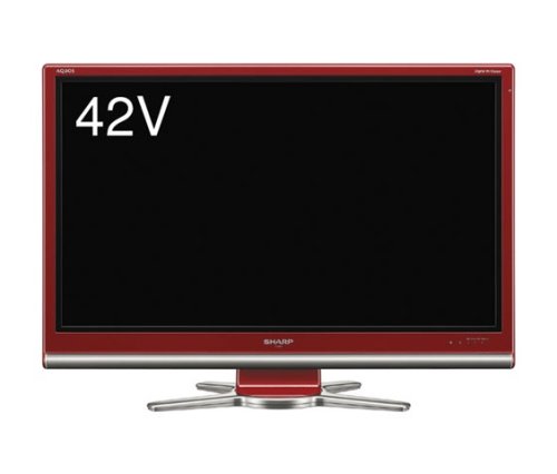 Cover image : SHARP AQUOS 42V型 地上・BS・110度CSデジタル フルハイビジョン液晶テレビ LC-42DS3-R レッド