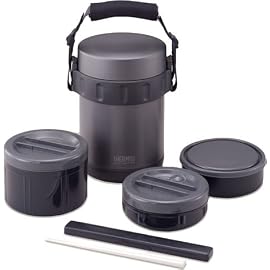 THERMOS ステンレスランチジャー ガンメタリック JBA-1800 GM