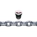 Campbell 0140533 System 3 Grade 30 Low Carbon Steel Proof Coil Chain in Round Pail, Hot Galvanized, 5/16" Trade, 0.31" Diameter, 92' Length, 1900 lbs Load Capacity
