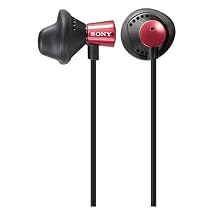 Sony MDR-ED12LP Fashionable In-ear headphones- Red
