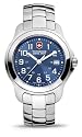 Victorinox Swiss Army Officers Herrenuhr Datum Edelstahl V.25566