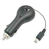 Blackberry Bold 9000 Retractable Cell Phone Car Charger