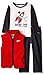 Kids Headquarters Little Boys' Fleece Vest with White Black Tee and Pants