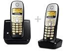 Siemens Gigaset A260 Duo, Schnurloses DECT-Telefon mit zusätzlichem Mobilteil
