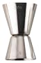Pedrini Black & Satin Stainless Steel Double Jigger