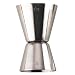 Pedrini Black & Satin Stainless Steel Double Jigger