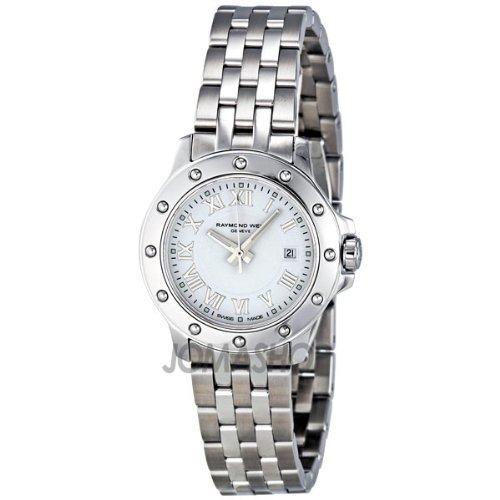 Raymond Weil Women's 5399-ST-00308 Tango White Roman Numerals Dial Watch
