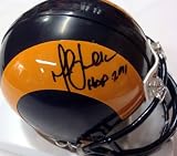 Marshall Faulk Autographed/Hand Signed St Louis Rams Mini Helmet HOF 2011 PSA/DNA
