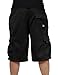 JD Apparel Men's Loose Fit Fleece Cargo Shorts M-5XL Available