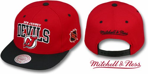 New Jersey Devils Mitchell & Ness Retro Team Arch 2-tone Snapback Hat