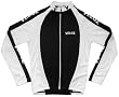 Veloz White and Black Cycling Jersey
