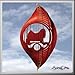 LHASA APSO Circle Swirly Metal Wind Spinner LHASA APSO Circle Swirly Metal Wind Spinner