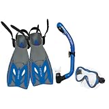 Body Glove Jr. Lucent II Sport Fins Set Snorkel Mask