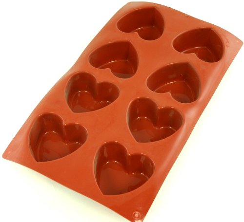 World Cuisine Non-Stick Silicone Mold Heart