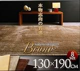 フェイクファーラグ【Bruno】ブルーノ　130×190 ts-040104001　モカ bruno
