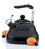 Farberware Healthy Kettle Athena 3-Quart Teakettle, Black