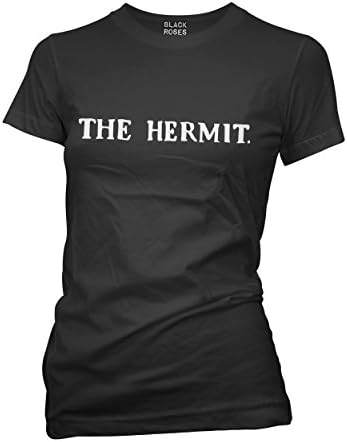 Black Roses Women's The Hermit Tarot T-Shirt Medium Black