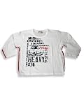 Mish Mish - Toddler Boys Long Sleeved Top, White, Navy, Red