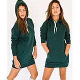 AmericanApparelCaliforniaFleecePulloverRaglanHoodyDress