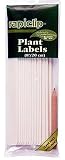 8 White Plastic Labels with Marking Pencil - 15 Pack