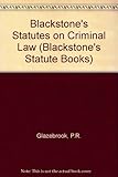 Blackstone's statutes on criminal law