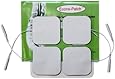 Premium 40 Electrodes 10 Packs of 4 Electrodes 2.0" x 2.0" Each Preferred White Foam Backing with US Made Gel Adhesive for Multiple Use by Eco-Patch&reg;