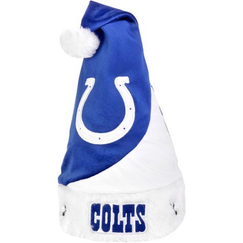Forever Collectibles Indianapolis Colts Santa Hat
