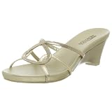 Kenneth Cole REACTION Womens Chain Zone Sandal,Gold,8.5 M