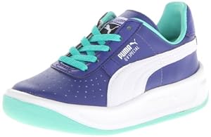 PUMA GV Special Jr Sneaker (Little Kid/Big Kid),Spectrum Blue/White/Electric Green,13.5 M US Little Kid