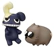 Official Eyeup Gurren Lagann Mini Figure Cell Phone Strap with Loop - 2" Buta & Yakuza Usagi (Japanese Import)