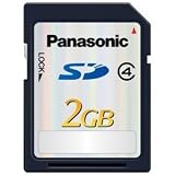 Panasonic 2GB Class 4  SD Memory Card RP-SDP02G