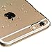 NageBee(TM) - iPhone 6 Plus 5.5 inch case - Transparent Gradient Water Drop Design Hard Case + {LCD Screen Protector Shield(Ultra Clear) + Touch Screen Stylus} (Transparent Clear White)