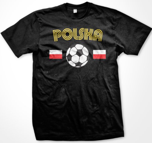 Polska Flags International Soccer Mens T-shirt, Poland National Pride Men's Shirt