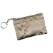 Mini Pouch with Keyring - Silk Brocade (Taupe Cherry Blsm)