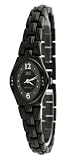 Q&Q #9597-202Y Women's Black IP Casual Bracelet Watch