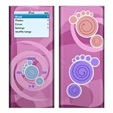 Footprints Design Protective Skin Decal Sticker for Apple iPod nano 2G (2nd Generation) 2GB/ 4GB/ 8GB Player