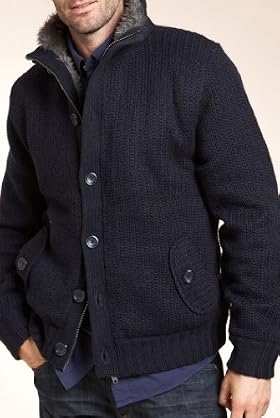 North Coast Funnel Neck Bomber Jacket with Wool [T30-4422N-S]