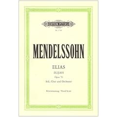 Elias op. 70: Oratorium nach Worten des Alten Testaments f�r Soli, Chor und Orchester / Klavierauszug von Kurt Soldan