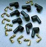 Distributor And Coil Boot/Terminal Kit Spark Plug Wire Set 90 deg. Socket Style Quantity 10