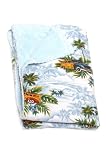 Blue Skies Hawaiian Baby Blanket